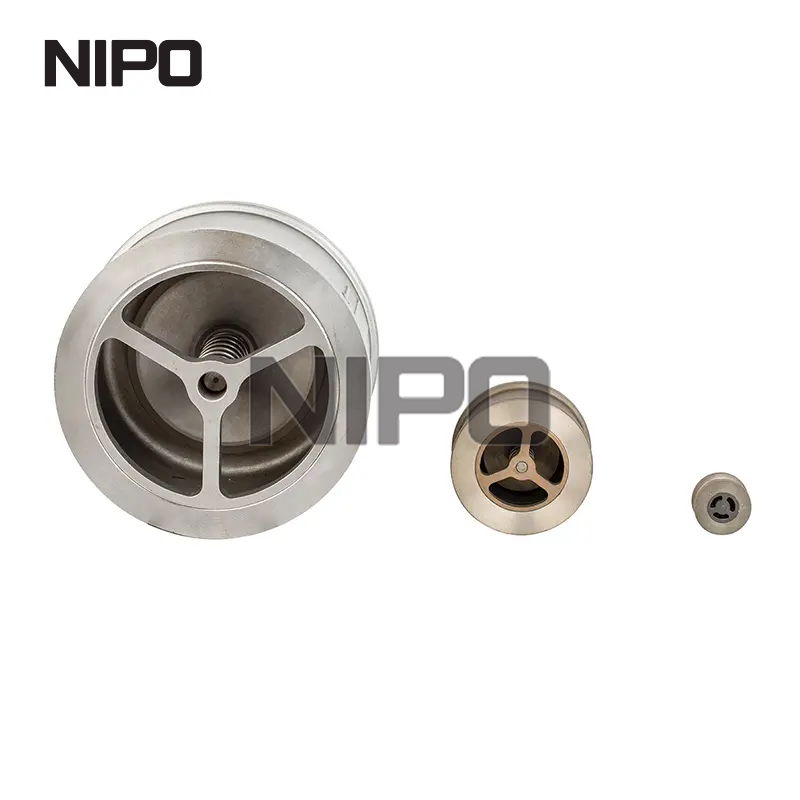 Válvula de retención de disco de elevación de válvula de retención de oblea de forja F316L