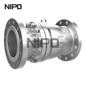 V&aacute;lvula de retenci&oacute;n de flujo axial tipo sin golpe con cuerpo de fundici&oacute;n de caja dividida 