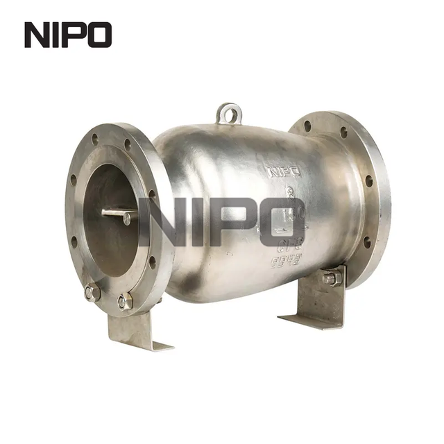 Válvula de retención de flujo axial (cuerpo de fundición