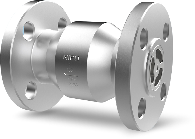 Válvula de retención de flujo axial