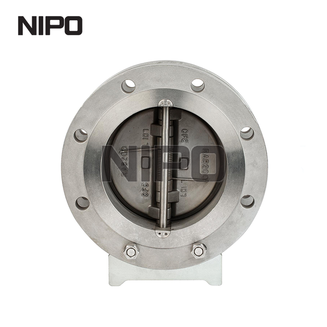 Válvula de retención oscilante de doble disco tipo brida doble (Api)