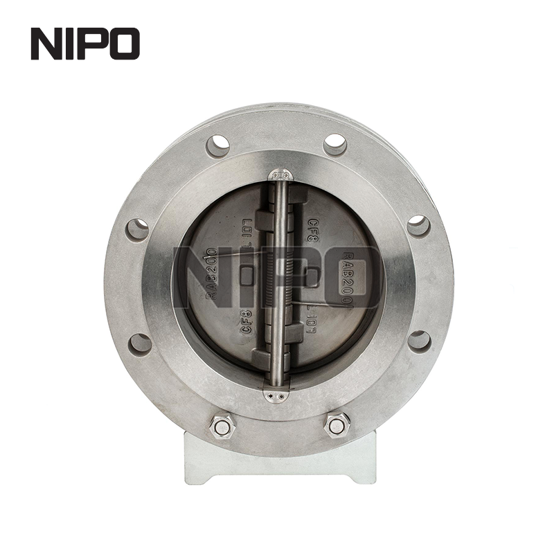 Válvula de retención oscilante de doble disco tipo brida doble (Api)